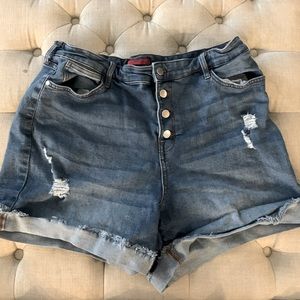 Jennifer Lopez Sculpt Jean Shorts Stretch 2x 18